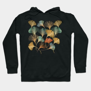 Ginkgo Leaf painting art Hoodie